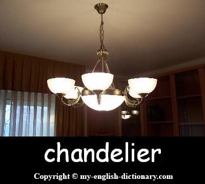 How To Say Chandelier Learn English, Chandelier In English Dictionary