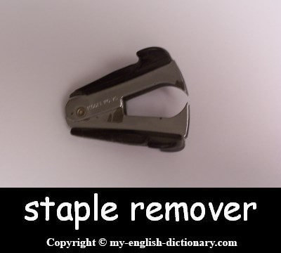 Staple remover